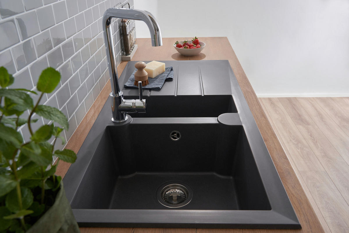 DISKHO 1712ALINEO100X50TG  - mörkgrå, Trend, sten (100/21/50cm) - Respekta