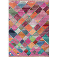 ORIENTTEPPICH  Wohnzimmer 120/180 cm Fuchsia Sunset Fuchsia rechteckig  - Fuchsia, Design, Textil (120/180cm) - Cazaris