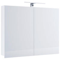 SPIEGELSCHRANK 60/59,2/12 cm  - Weiss, Modern, Glas/Holzwerkstoff (60/59,2/12cm) - MID.YOU
