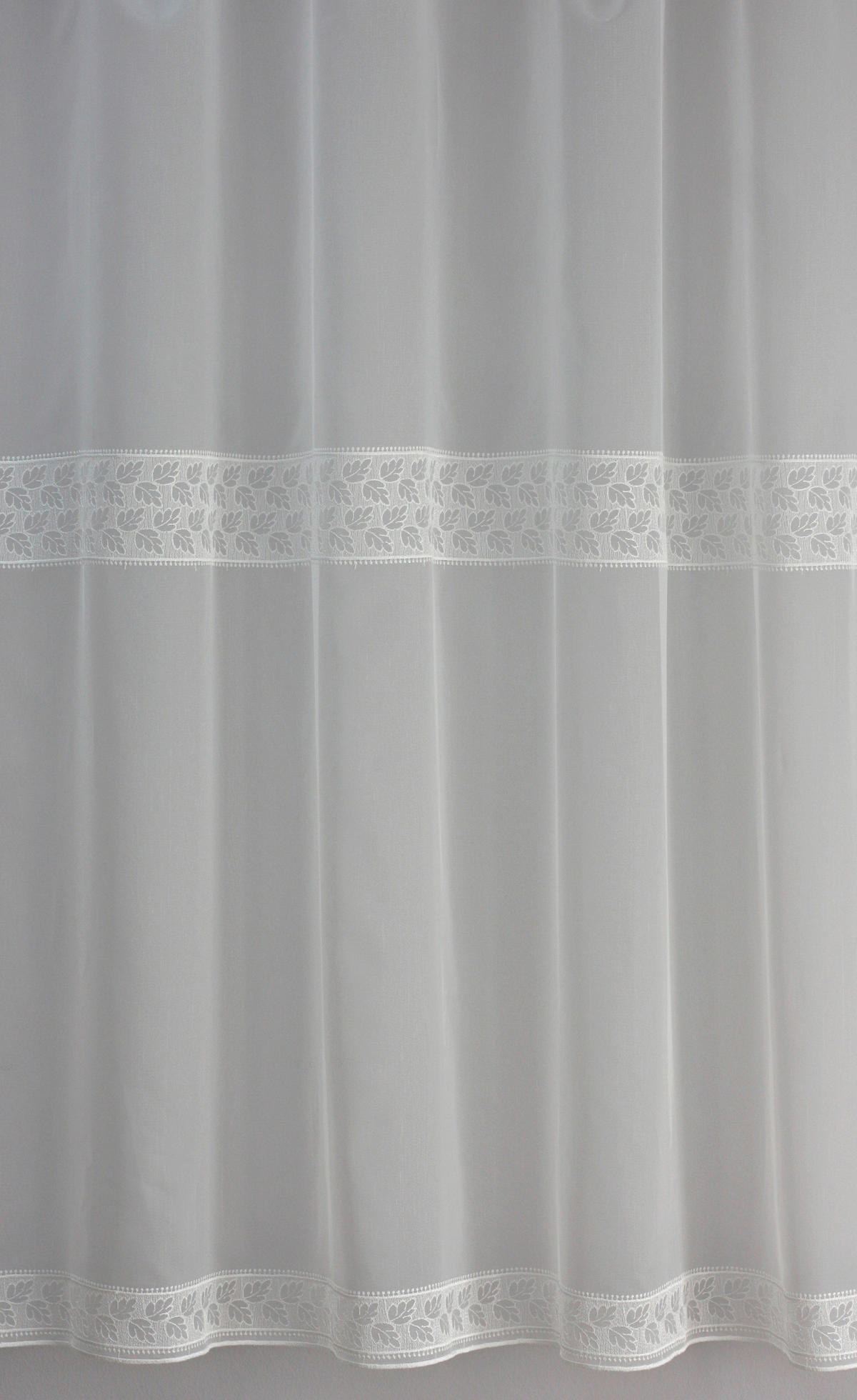 Perdea Tip Plasă  - ecru, Basics, textil (290cm)