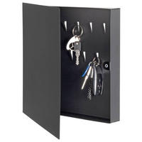 SCHLÜSSELKASTEN - Schwarz, Basics, Metall (30/30/4cm)