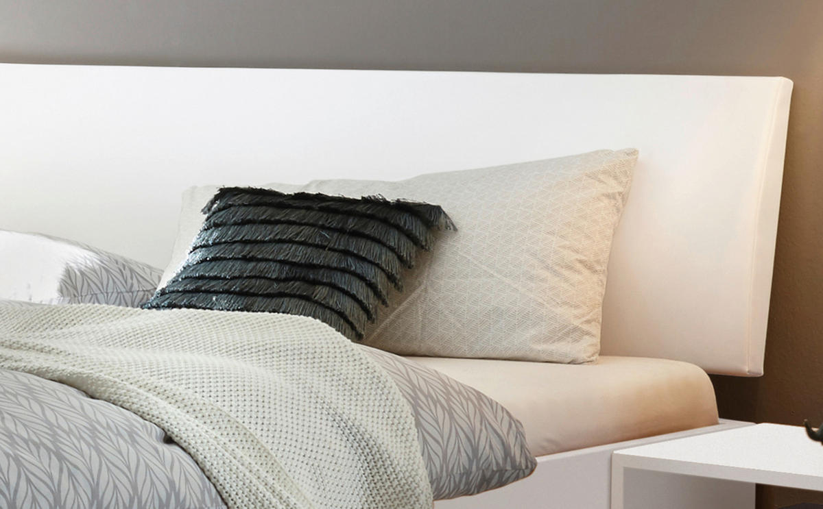 BETT 140/200 cm  in Weiß  - Weiß, Design (140/200cm) - Hasena