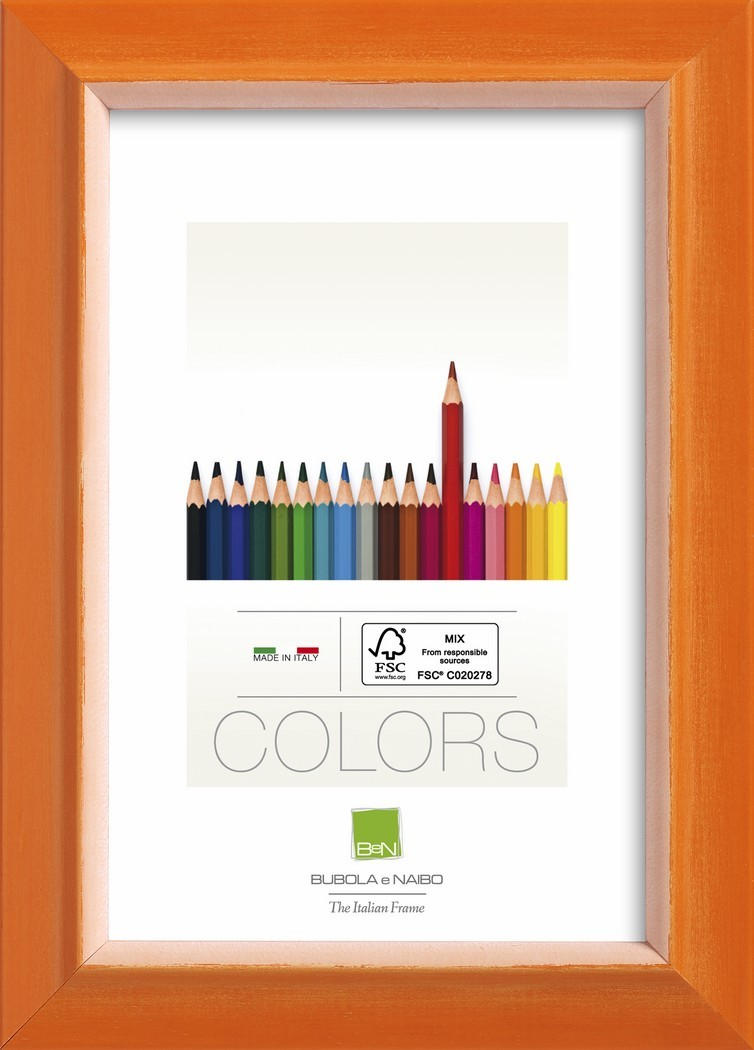 RAHMEN 52,6/42,6 cm  - Orange, KONVENTIONELL, Glas/Holz (52,6/42,6cm)