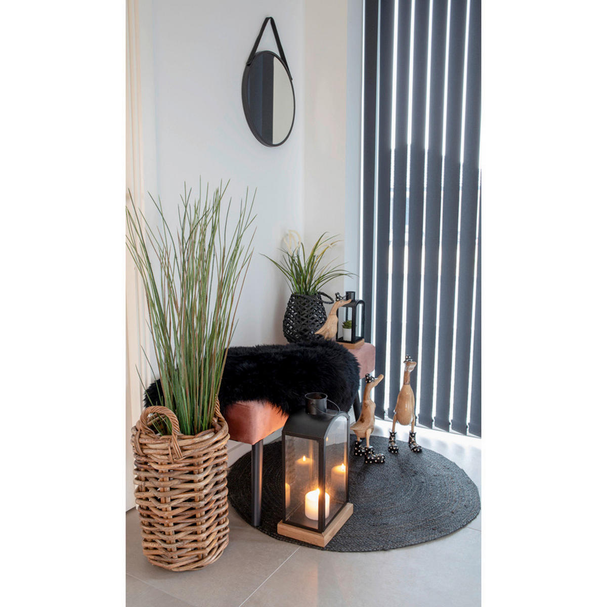 FELLTEPPICH 50/85 cm  - Schwarz, Trend, Textil (50/85cm)