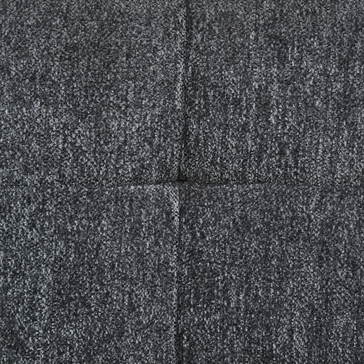 SITZBANK 140/85/56,5 cm Leinenoptik Dunkelgrau  - Dunkelgrau/Schwarz, LIFESTYLE, Textil/Metall (140/85/56,5cm) - MID.YOU