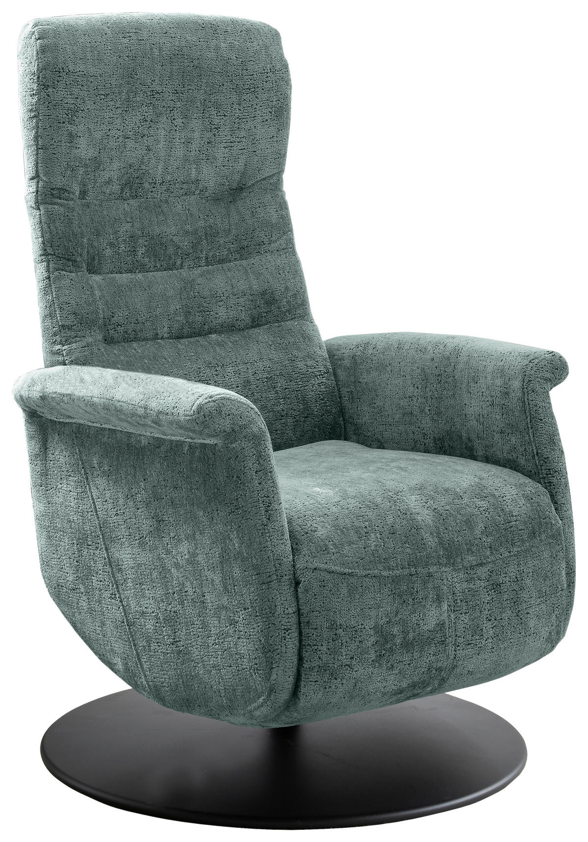 RELAXSESSEL in Textil Türkis  - Türkis/Schwarz, MODERN, Textil/Metall (72/118/85-165cm) - Livetastic