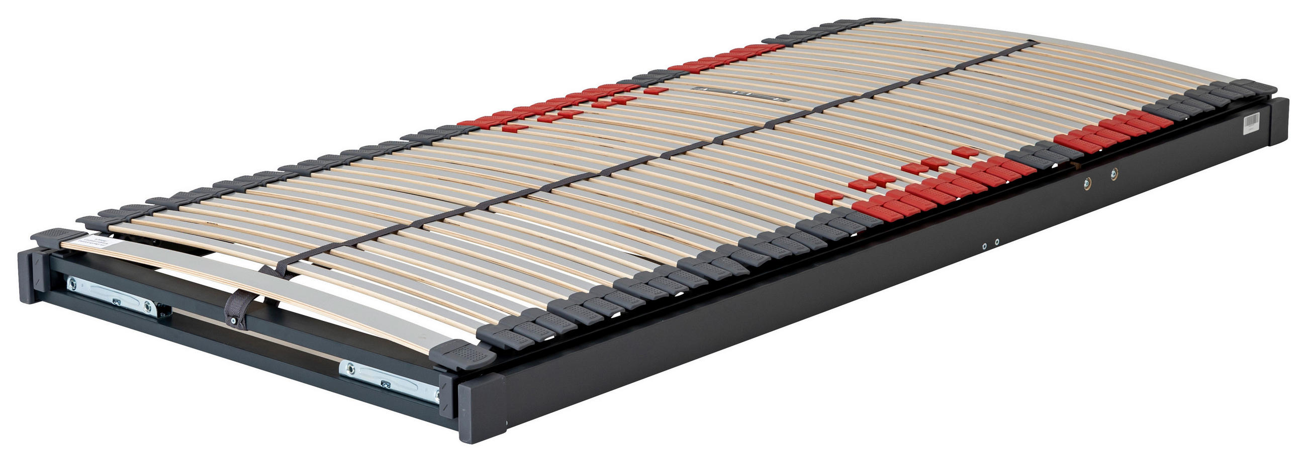 LATTENROST 140/200 cm Fußteil, Kopfteil verstellbar, Birke, Buche  - Naturfarben/Grau, Basics, Holz (140/200cm) - Hukla