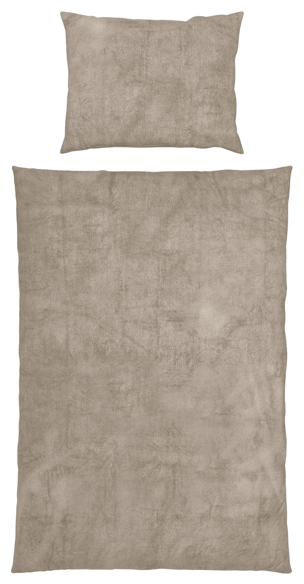 BETTWÄSCHE Samt, Teddystoff 140/200 cm  - Sandfarben, Basics, Textil (140/200cm) - Novel
