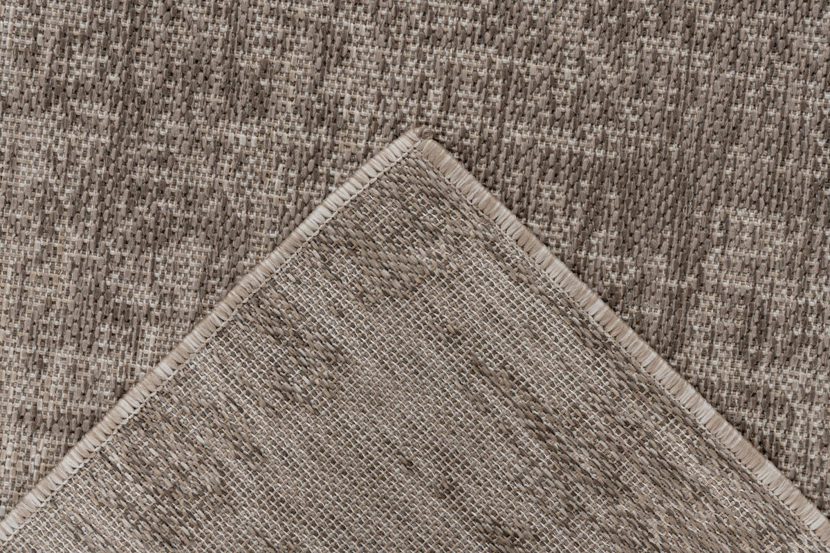 FLACHWEBETEPPICH 160/230 cm Taupe rechteckig  - Taupe, Basics, Textil (160/230cm) - Kayoom
