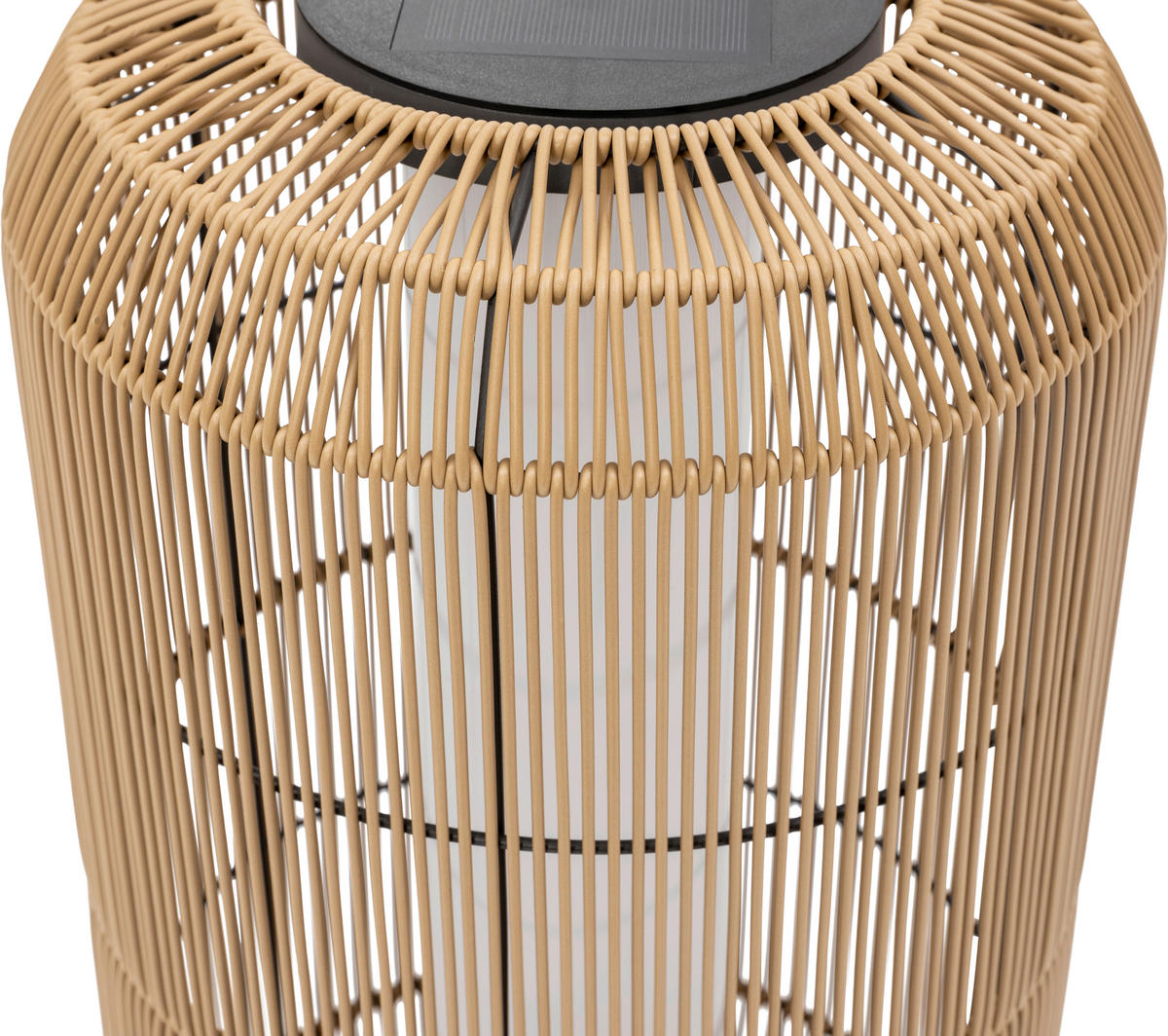 SOLARLEUCHTE  - Naturfarben, Design, Kunststoff/Metall (30/55/30cm) - Ambia Garden