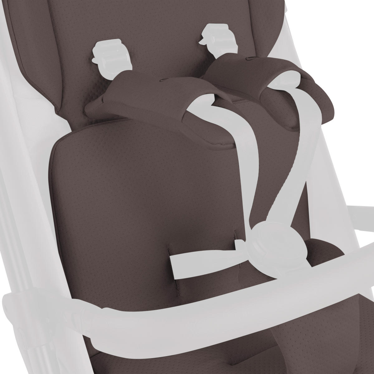 KINDERWAGENEINLAGE - Dunkelbraun, Basics (31,5/27/6,5cm) - ABC Design
