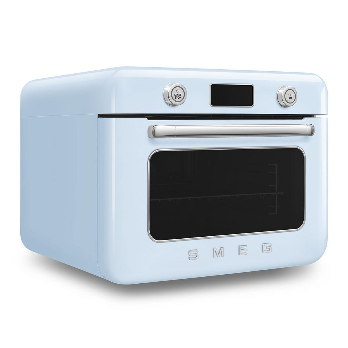 MINIBACKOFEN 50´s Style  - Pastellblau, Basics, Metall (50/40/51cm) - SMEG