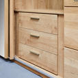 SCHWEBETÜRENSCHRANK  in Eichefarben  - Eichefarben, Natur, Glas/Holz (286/215/74cm) - Linea Natura