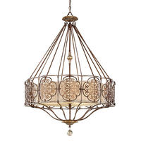 LESTENEC  Elstead Marcella      81.9/123.7 cm      E27 - barve brona, Konvencionalno, kovina/steklo (81.9/123.7cm) - Elstead Lighting