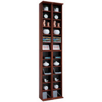 CD-Regal in Nussbaumfarbe - Nussbaumfarben, Konventionell, Holzwerkstoff (42/183/20cm) - MID.YOU