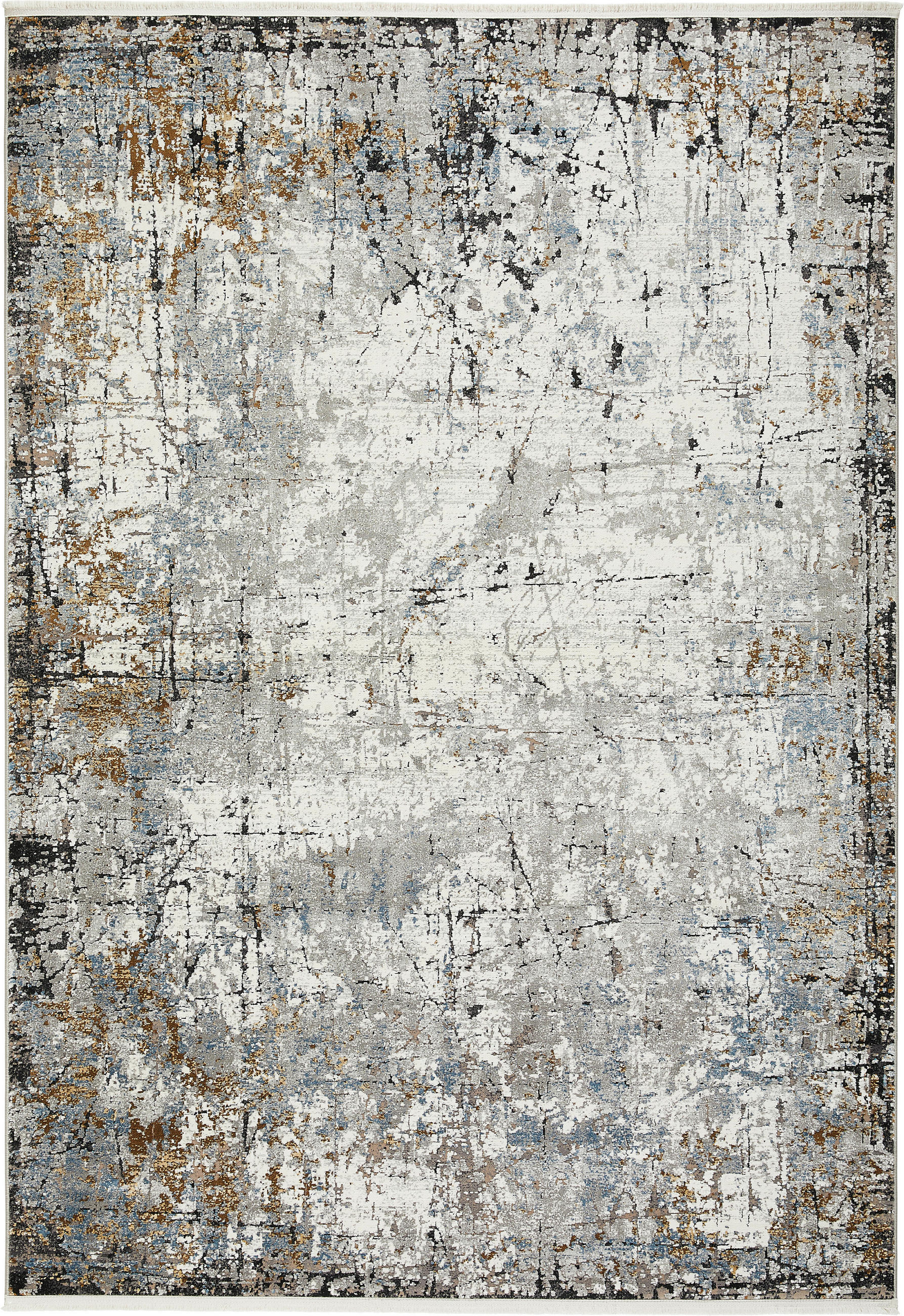 TKANI TEPIH 80/150 cm   siva, višebojno  Poseidon  - siva/višebojno, Design, tekstil/prirodni materijali (80/150cm) - Dieter Knoll