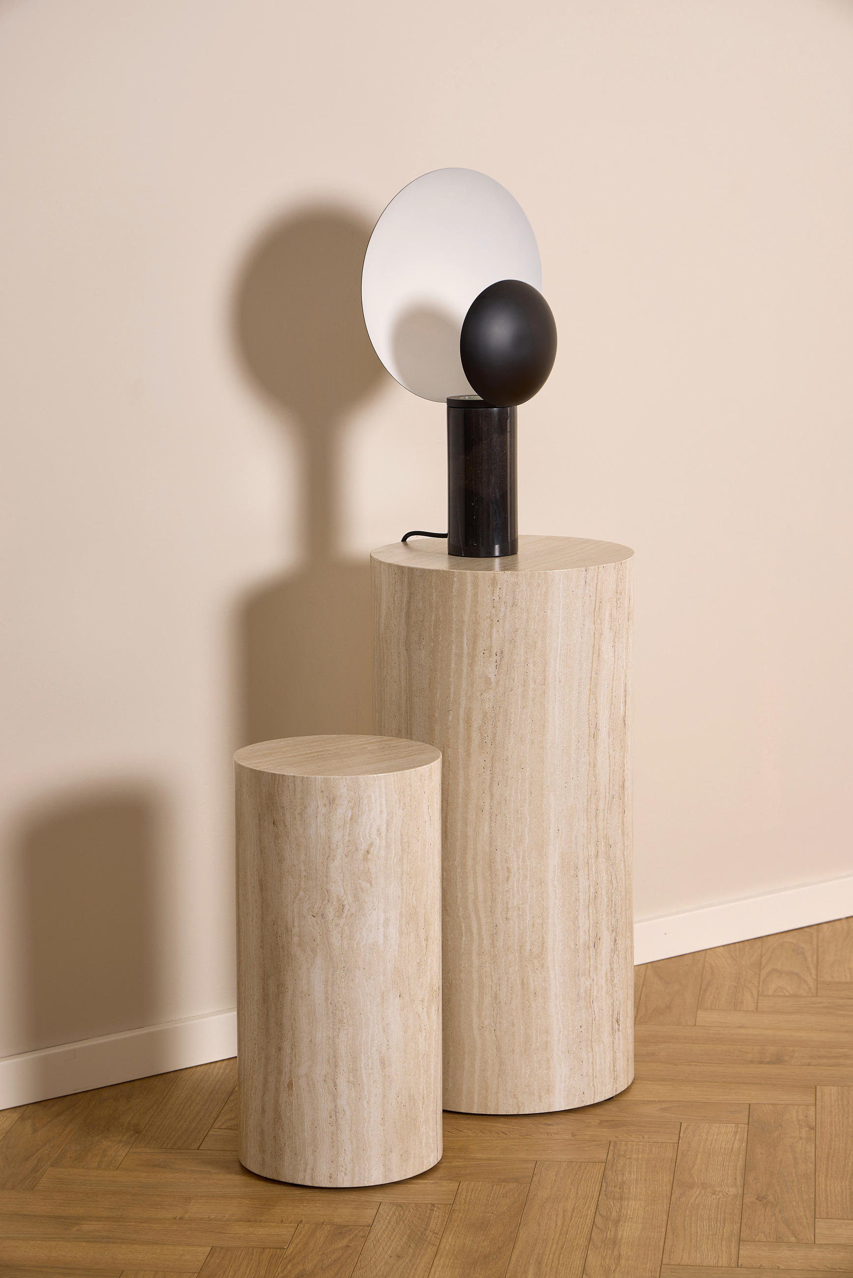 BLUMENTISCHSET Holzwerkstoff  - Sandfarben, Design, Holzwerkstoff (25/35/25/35/50/70cm)