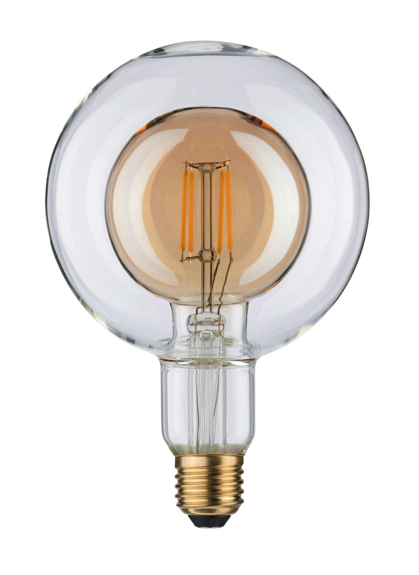 LED-LEUCHTMITTEL   1x4W W E27  - Goldfarben, Design, Glas (12,5/18,7cm) - Paulmann