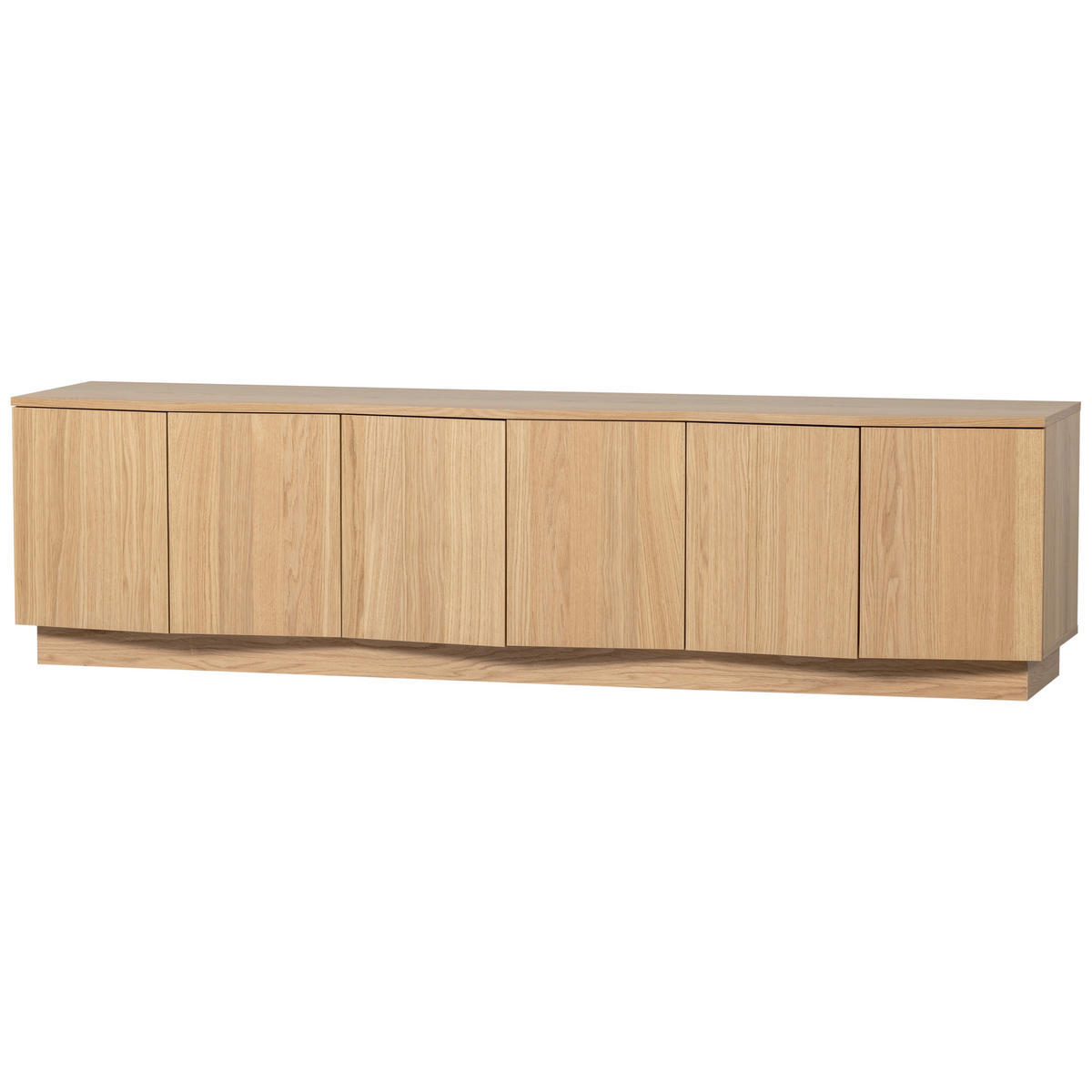 LOWBOARD 200/52/45 cm  - Eichefarben, Design, Holz (200/52/45cm) - Livetastic