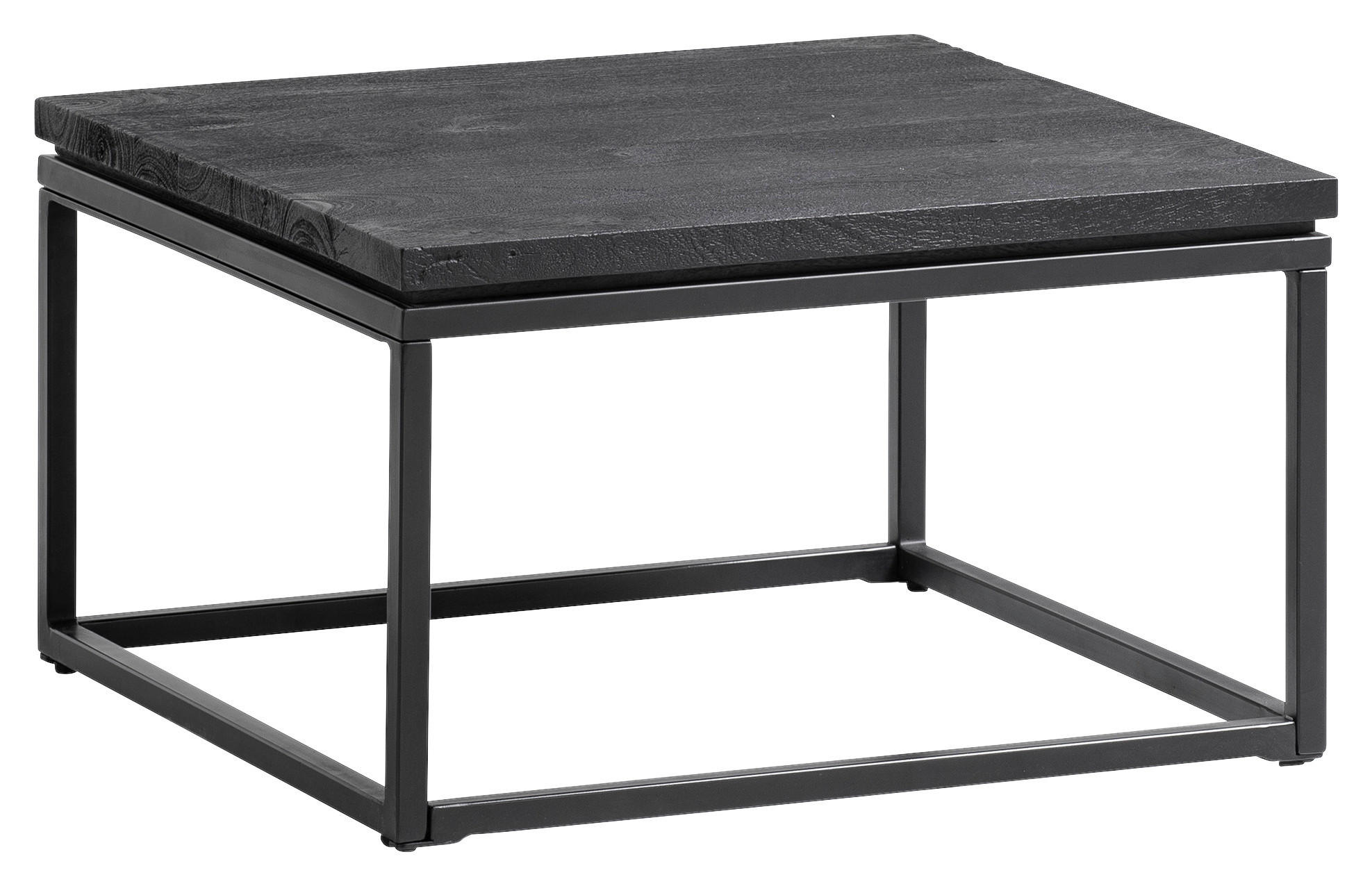 SOFFBORD i trä 60/60/35 cm  - svart, Design, metall/trä (60/60/35cm) - Livetastic
