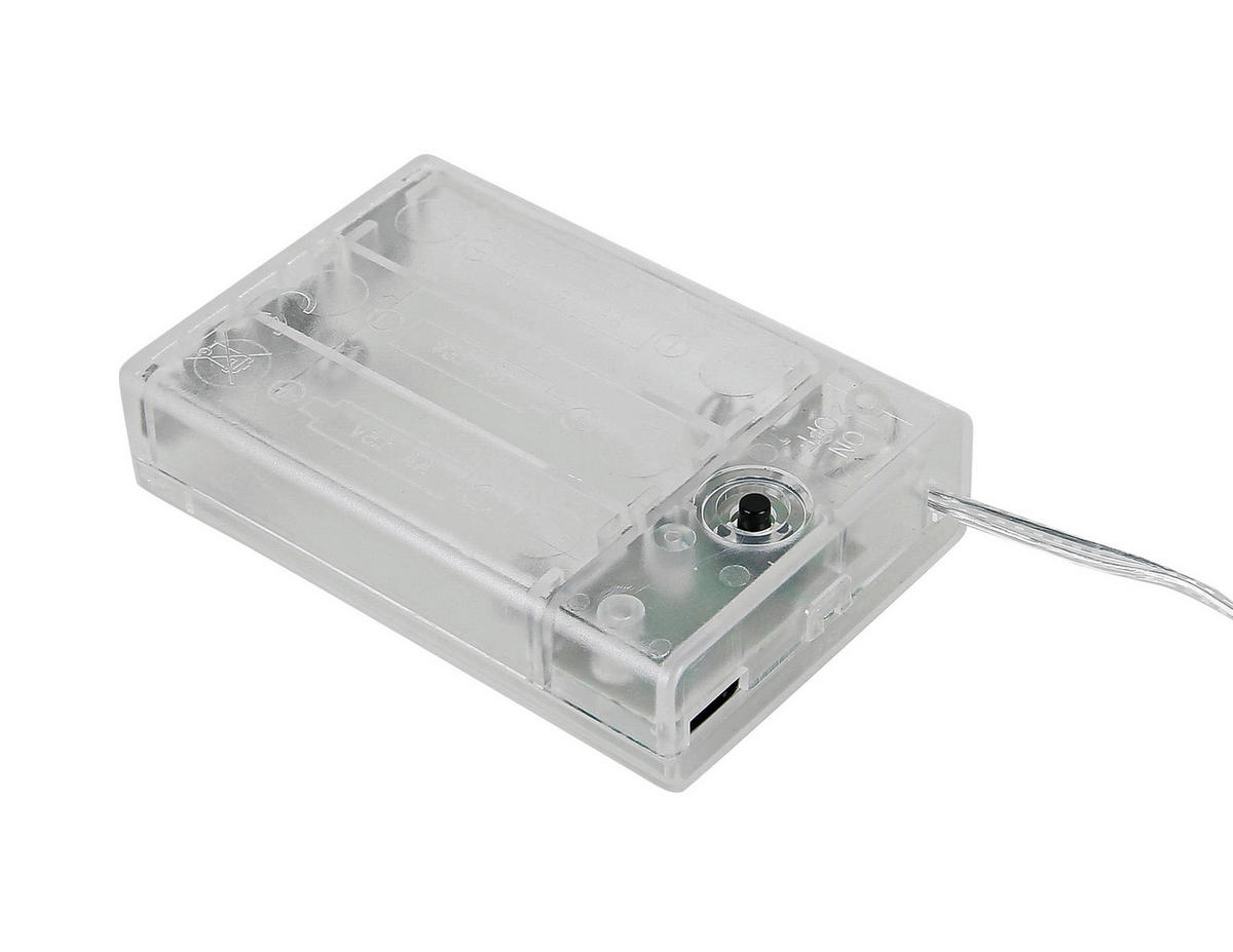 LED FALILÁMPA - áttetsző/fehér, Trend, műanyag (29,5/16/1,7cm) - Boxxx