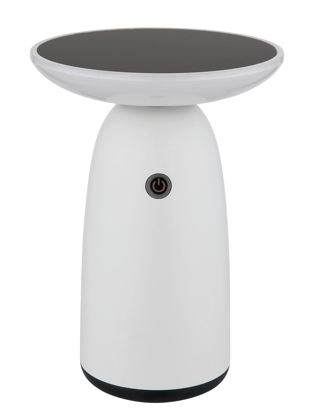 SOLARLEUCHTE  - Opal/Schwarz, Design, Kunststoff/Metall (16/22,5cm) - Globo