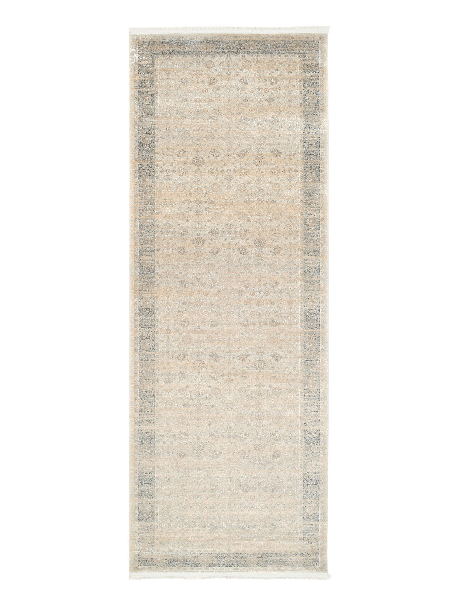 LÄUFER 80/250 cm Ascona Grau, Beige  - Beige/Grau, KONVENTIONELL, Textil (80/250cm) - Dieter Knoll