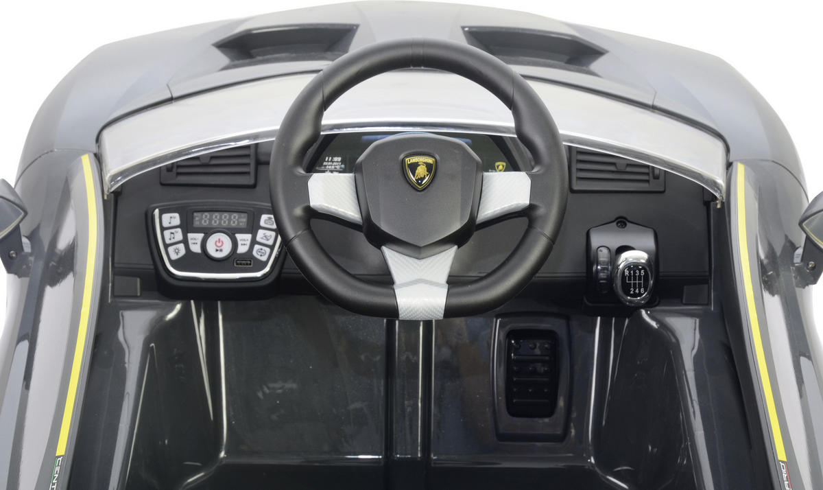 ELEKTRO-KINDERAUTO Lamborghini  - Gelb/Schwarz, Basics, Kunststoff/Metall (134,7/73/49cm)