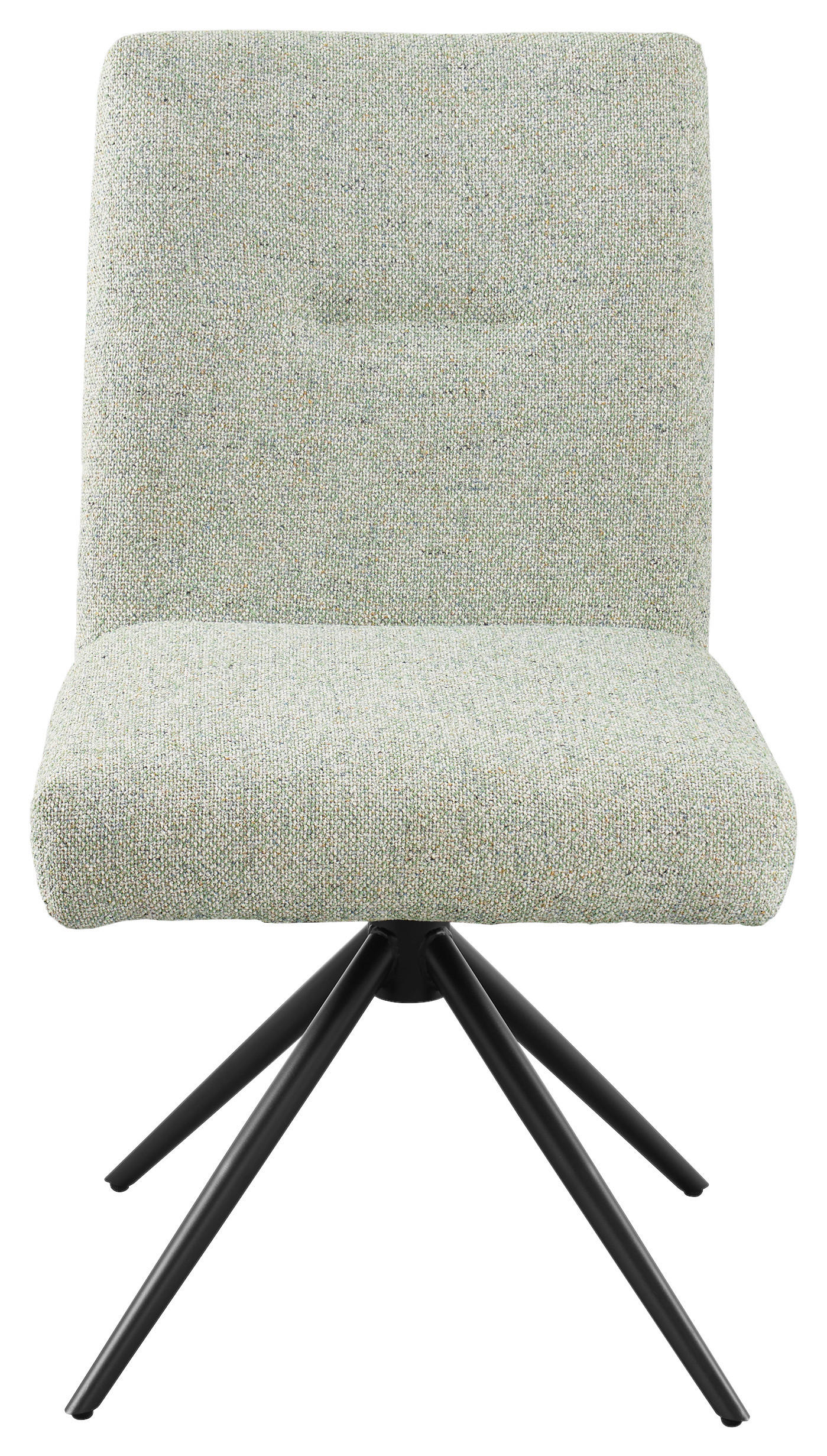STUHL - Pastellgrün/Schwarz, Design, Textil/Metall (51,5/92,5/65cm) - SetOne by Musterring