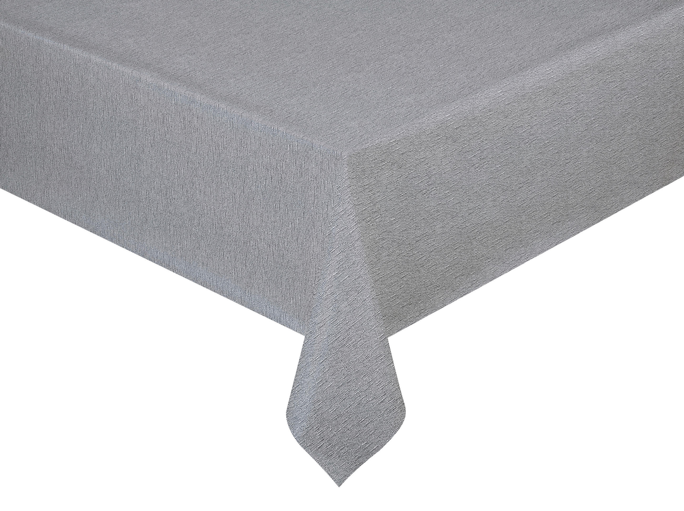 TISCHDECKE MILANO 130/220 cm  - Grau, Basics, Textil (130/220cm) - Peyer Syntex