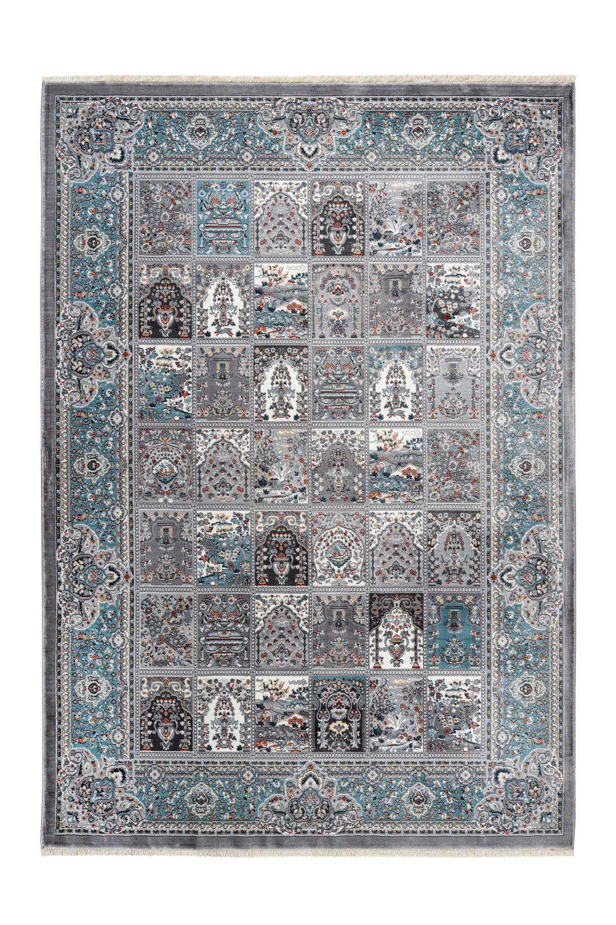 TKANI TEPIH  srebrna     - srebrna, Osnovno, tekstil (140/200cm)