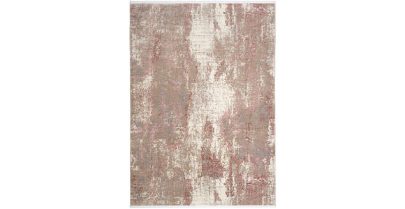 WEBTEPPICH 65/130 cm Limoges Creme, Rosa  - Creme/Rosa, Design, Textil (65/130cm) - Novel