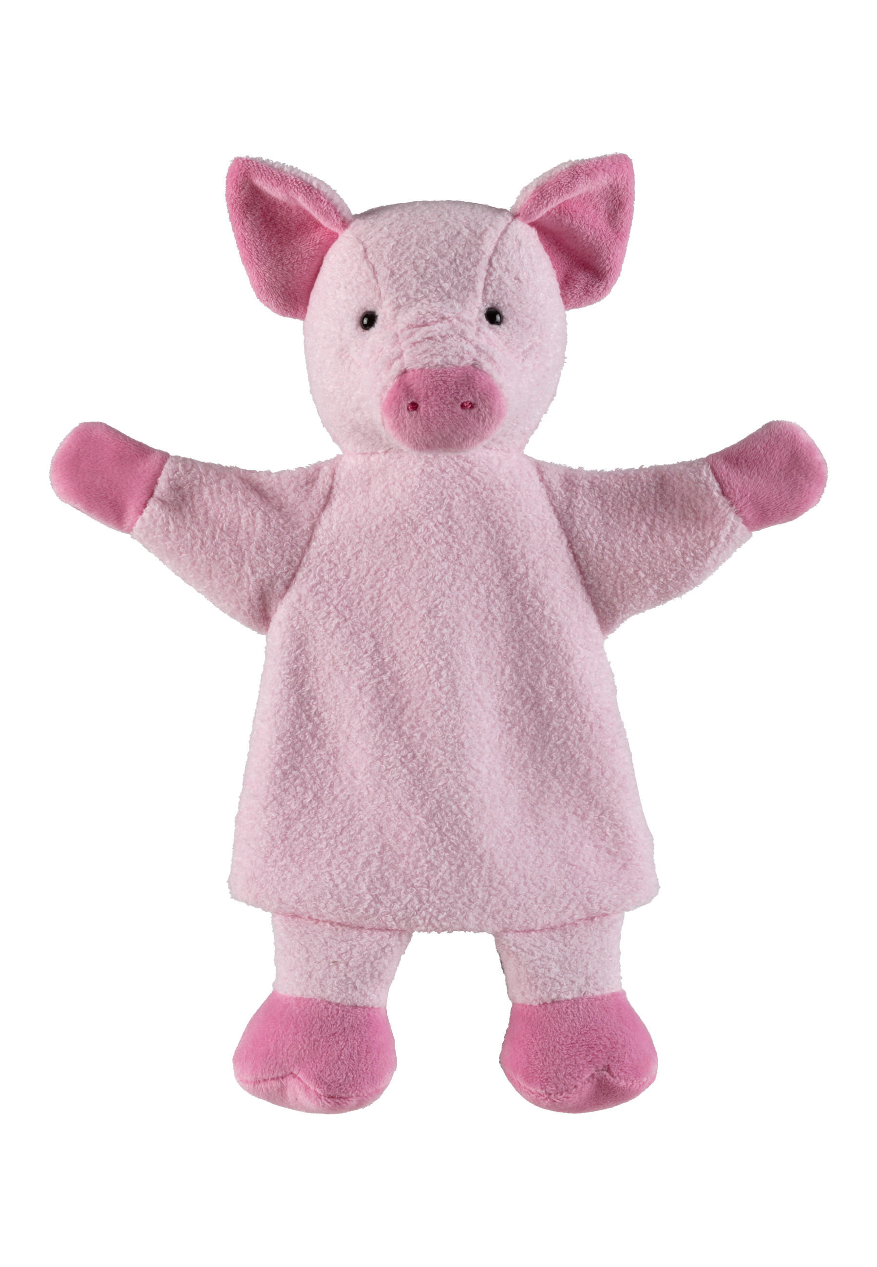 HANDPUPPE - Rosa, Basics, Textil (28/16/10cm) - Sterntaler