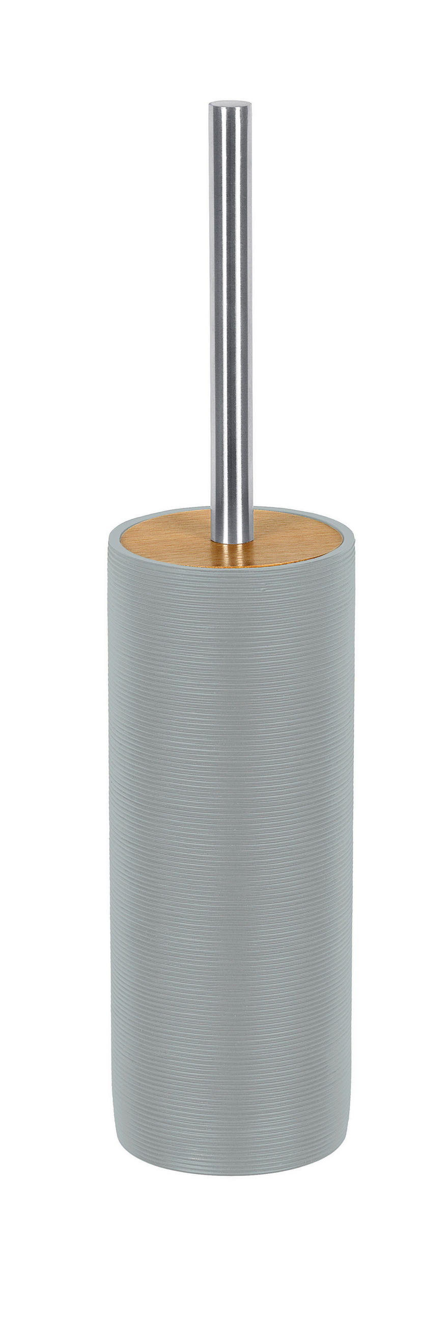 WC-BÜRSTENGARNITUR - Platinfarben/Beige, Basics, Kunststoff/Metall (9/40cm) - Kleine Wolke