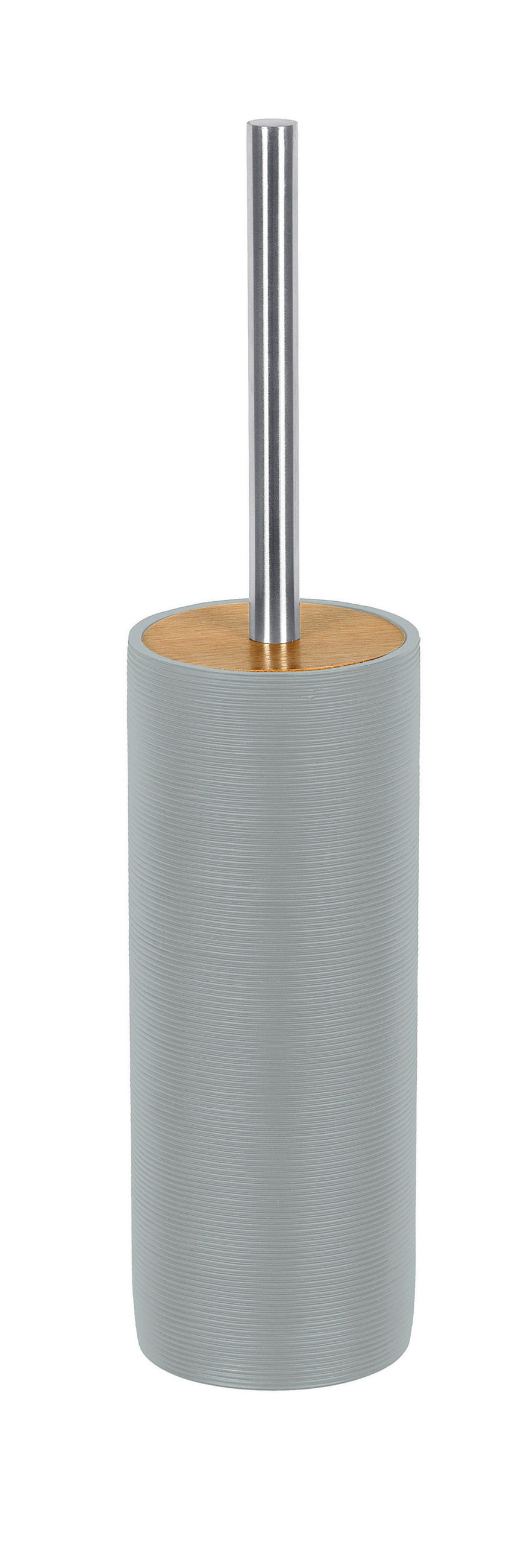 WC-BÜRSTENGARNITUR - Platinfarben/Beige, Basics, Kunststoff/Metall (9/40cm) - Kleine Wolke