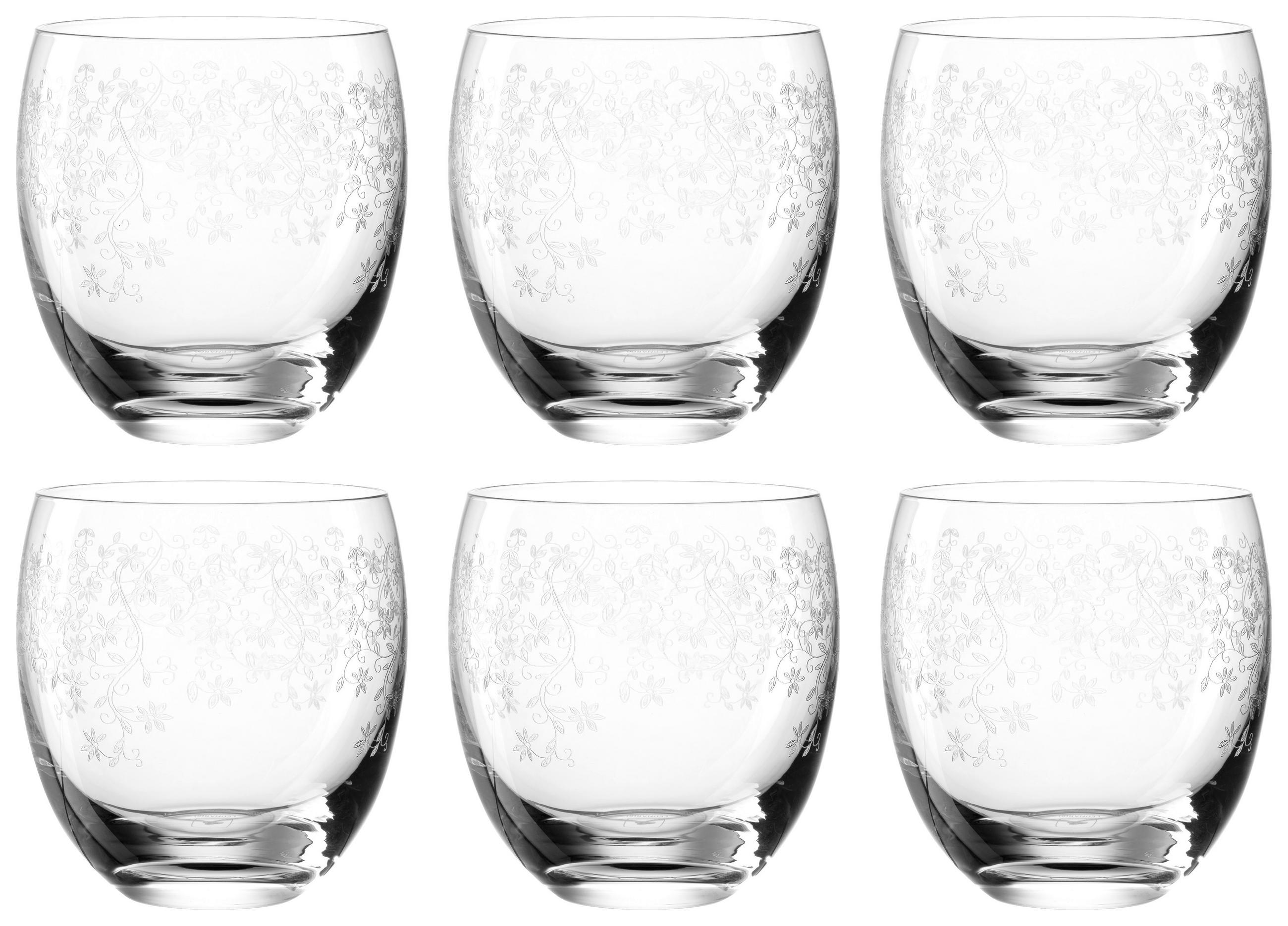 WHISKY-GLÄSERSET 400 ml  - Basics, Glas (9/9,5/9cm) - Leonardo