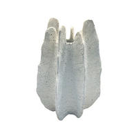 VAS 40 cm  - gråvit, Design, plast (26/40cm) - Ambia Home