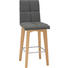 TRESENSTUHL Webstoff Eiche massiv Anthrazit, Eichefarben - Eichefarben/Anthrazit, Natur, Holz/Textil (41/112/54cm) - Celina Home TRESENSTUHL Webstoff Eiche massiv Anthrazit, Eichefarben - Eichefarben/Anthrazit, Natur, Holz/Textil (41/112/54cm) - Celina Home