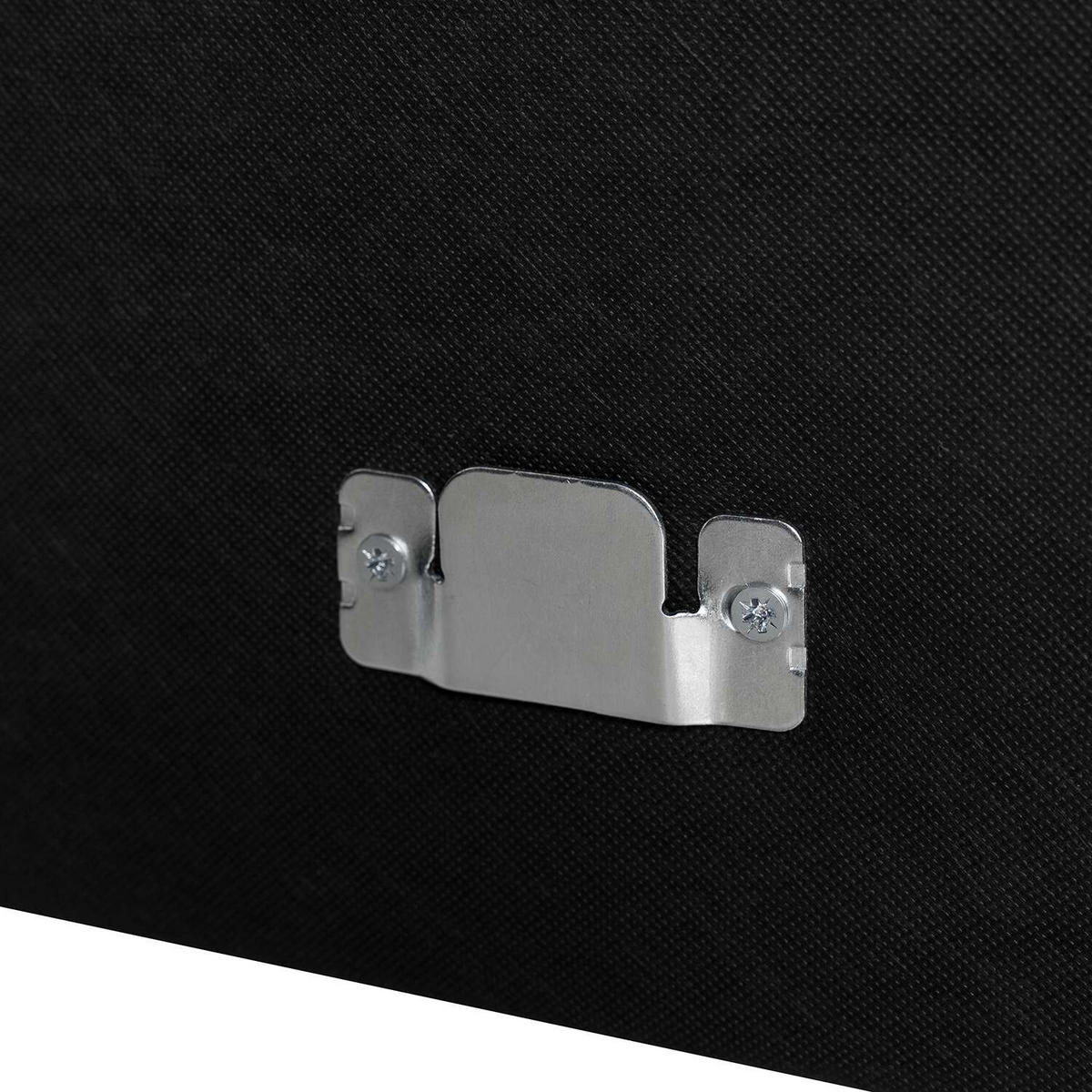 BOXSPRINGBETT 200/200 cm  in Anthrazit  - Anthrazit/Schwarz, Design, Textil (200/200cm) - home24