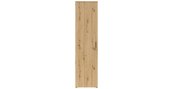 MEHRZWECKSCHRANK 50/195/40 cm  - Anthrazit/Schwarz, MODERN, Holzwerkstoff/Kunststoff (50/195/40cm) - Carryhome