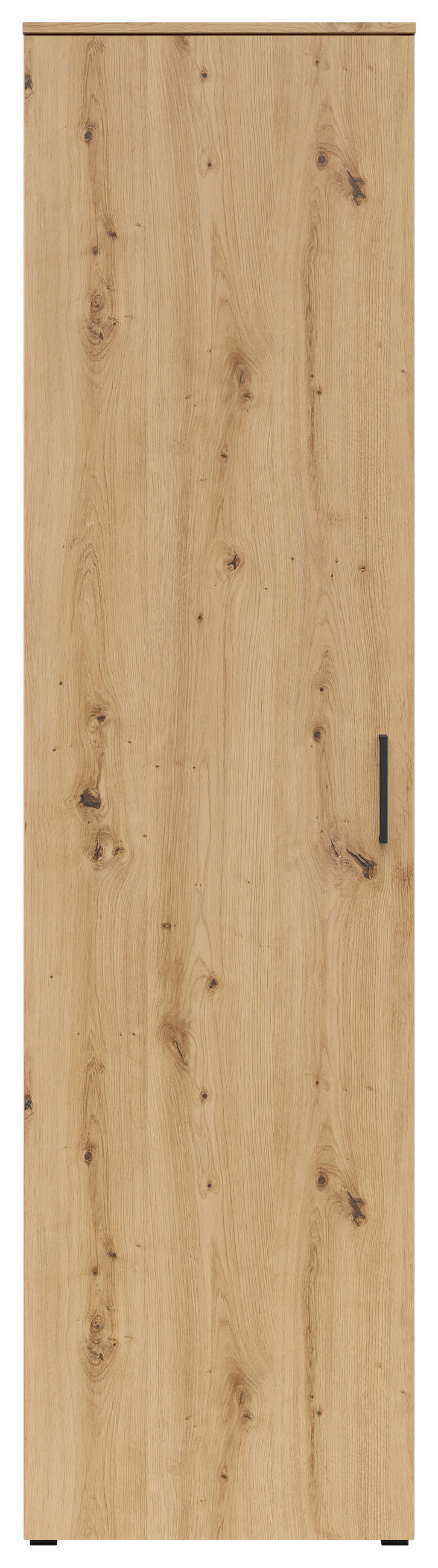 VÍCEÚČELOVÁ SKŘÍŇ, dub artisan, 50/195/40 cm - černá/antracitová, Moderní, kompozitní dřevo/plast (50/195/40cm) - Carryhome