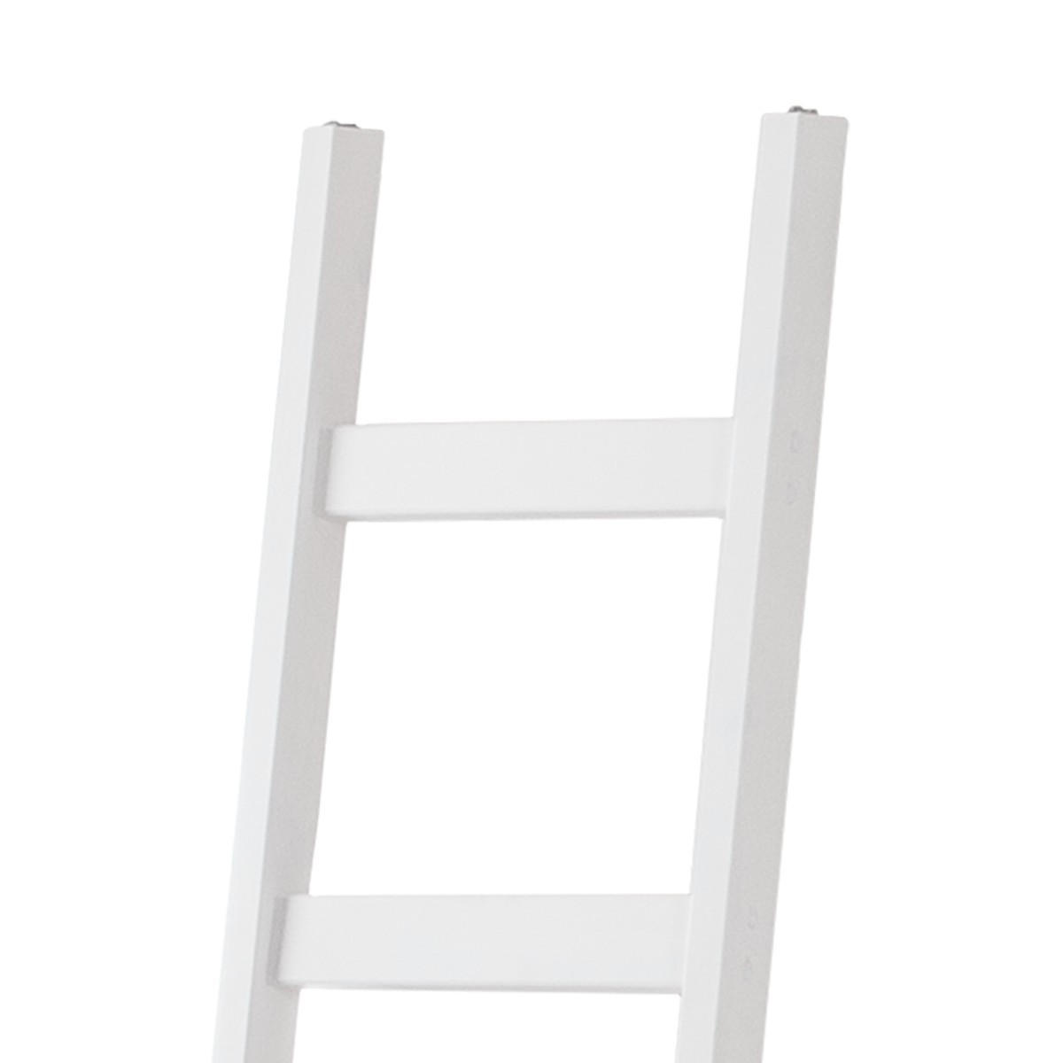 ANSTELLLEITER - Weiß, Design, Holz (36/188/6cm) - Livetastic