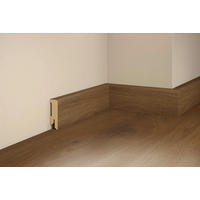 SOCKELLEISTE, Eiche Mocca  - Basics, Holz (240/5/1,6cm) - Tilo