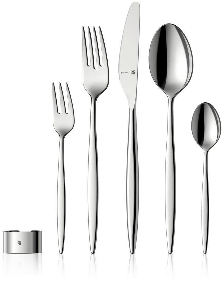 BESTECKSET GRACE 30-teilig Edelstahl  für 6 Personen  - Edelstahlfarben, Basics, Metall (31,5/27/8cm) - WMF