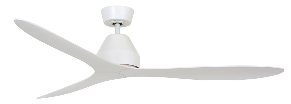 DECKENVENTILATOR  142/27 cm    - Weiss, Basics, Kunststoff (142/27cm)