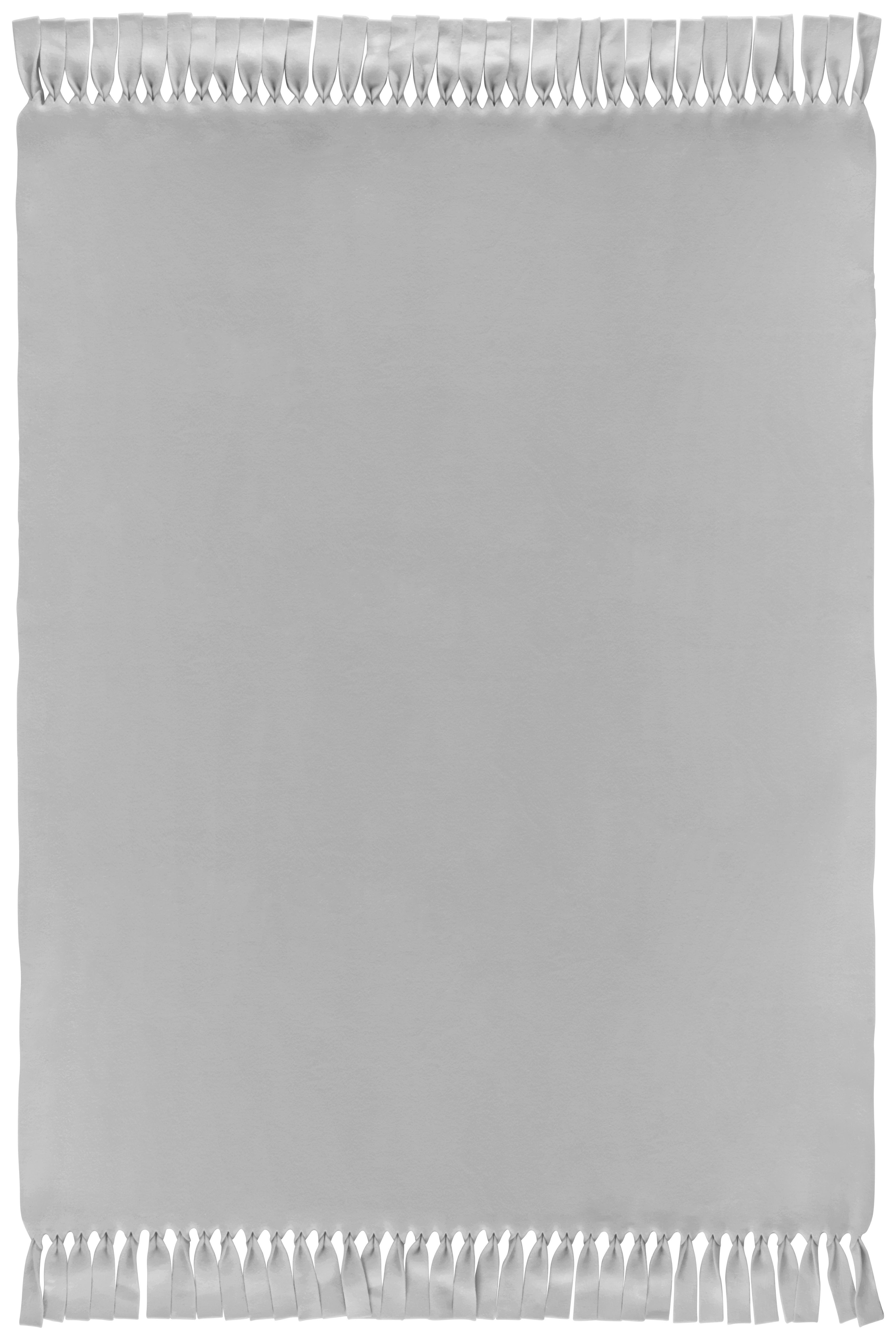 Ambiente FLEECOVÁ DEKA, polyester, 140/180 cm - šedá