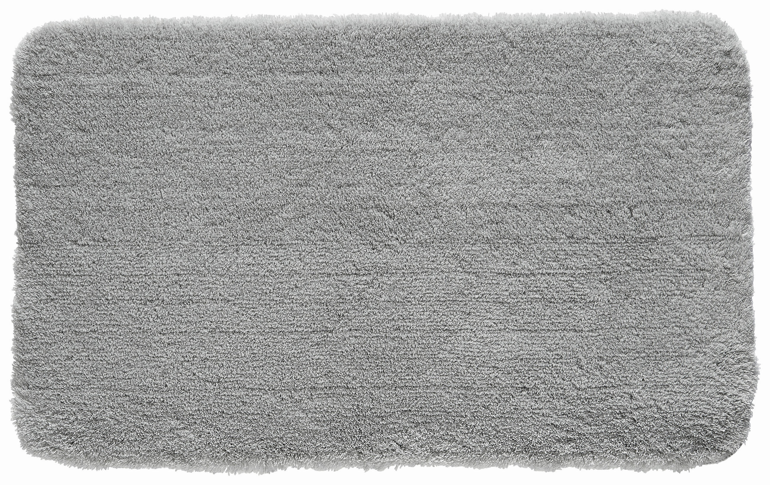 BADTEPPICH Grau 70/120 cm - Grau, Basics, Kunststoff/Textil (70/120cm) - Kleine Wolke