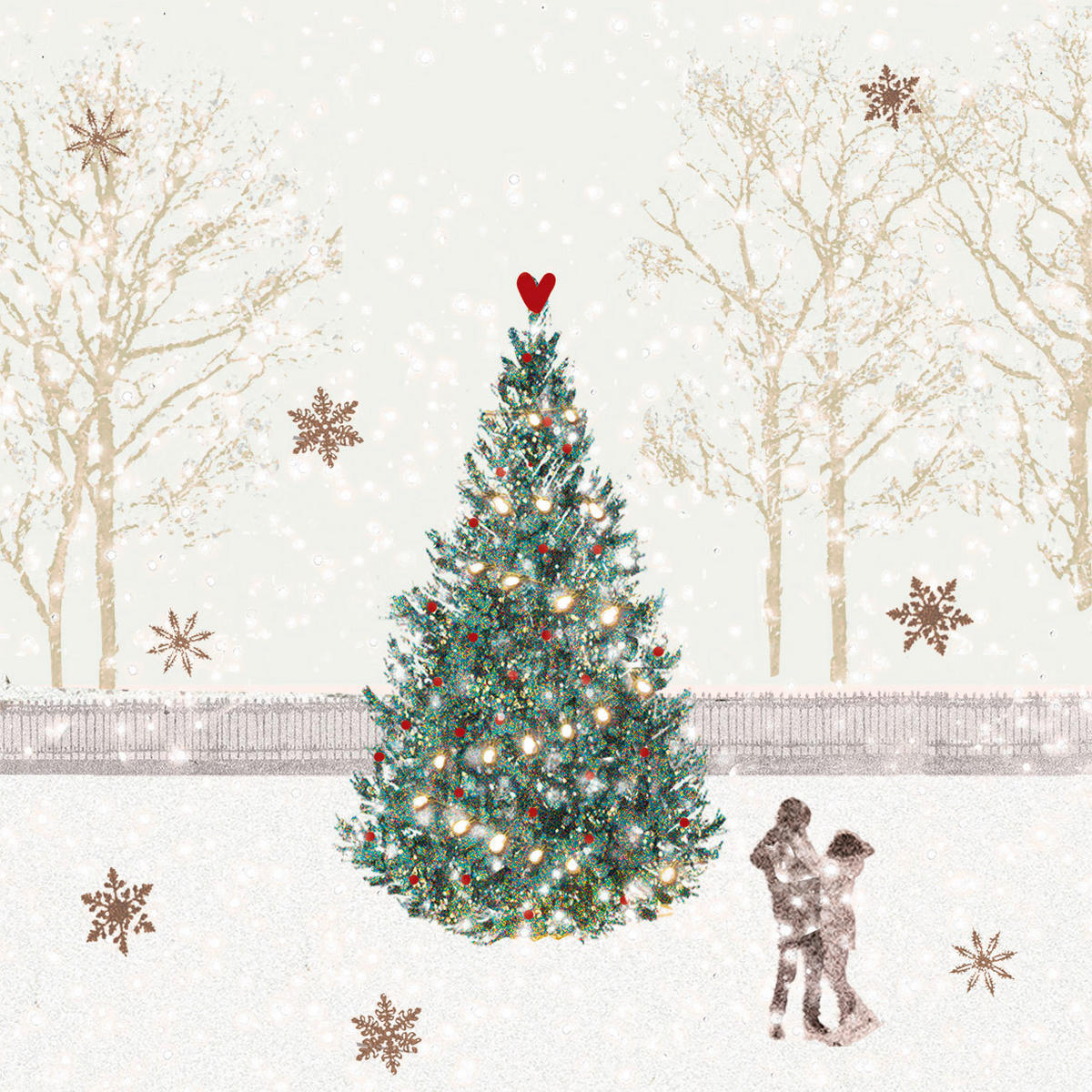 SERVIETTE  17.5/17.5 cm   - Multicolor, Trend, Papier (17.5/17.5cm)