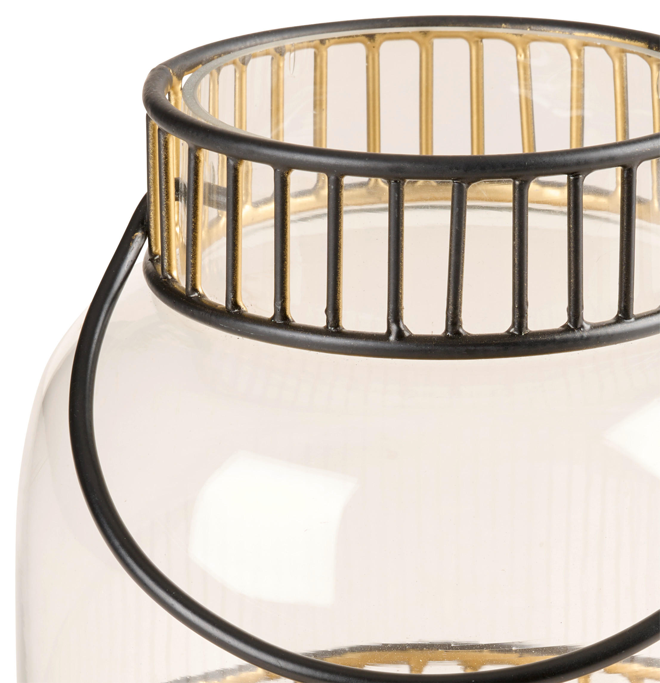 FELINAR - auriu/negru, Design, sticlă/metal (16/20cm) - Ambia Home