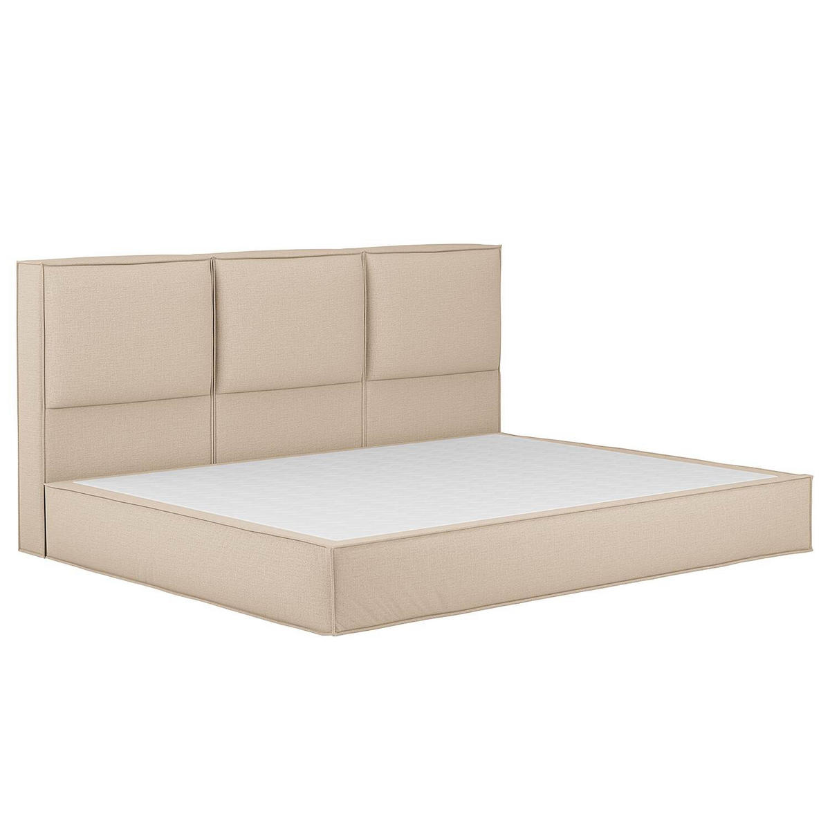 BOXSPRINGBETT 270/200 cm  in Beige  - Beige, Design, Textil (270/200cm) - home24